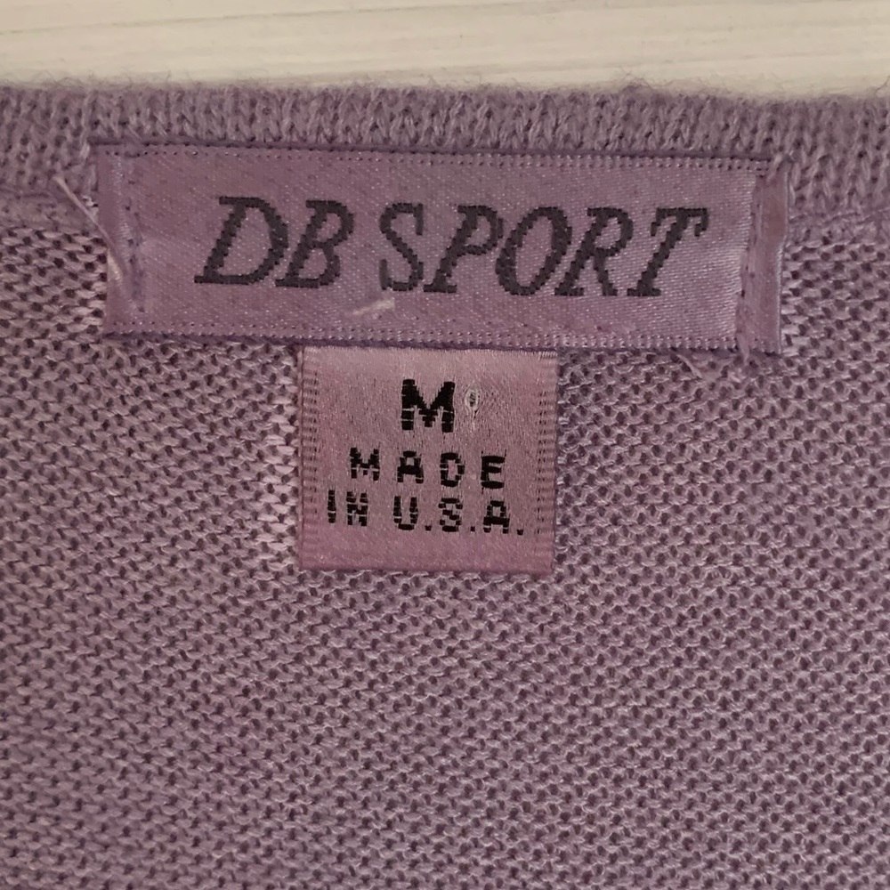 Women’s DB Sport Bohemians Purple Flowy Tunic Sweater Flared Sleeves Medium - Picture 5 of 11